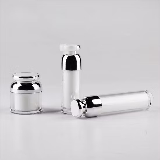30ml/50ml/100ml Acrylic Silver Dome Cream Bottle for Personal Care